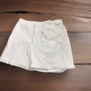 NWT Lady Hagen White Traditional Golf Shorts SIZE 14